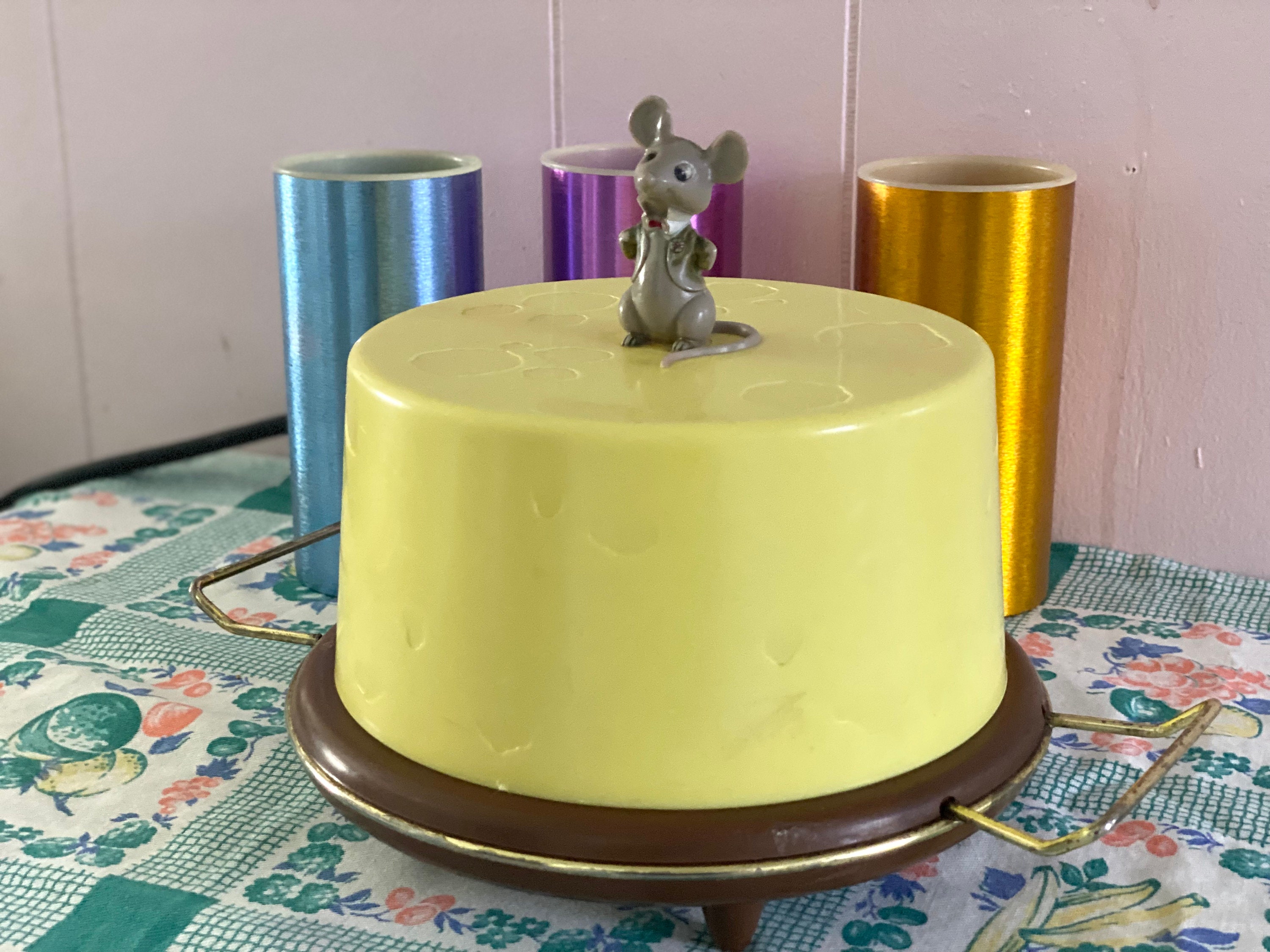 Fun Vintage Novelty Mouse Cheese Holder 1960's Etsy