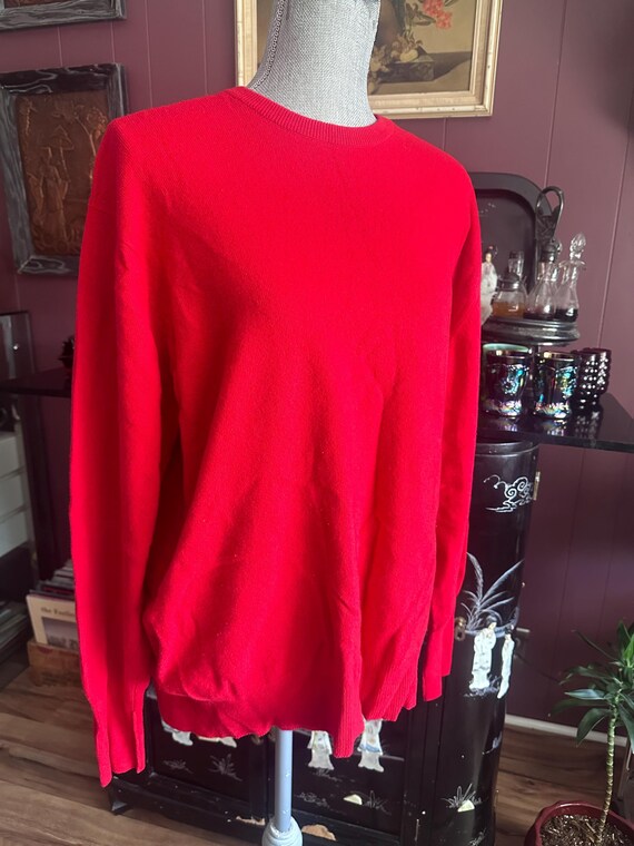 Vintage 70's Era Men's Red Scottish Cashmere Sweater by John Laing - Size  46 XL - Etsy Canada
