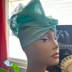 Vintage 60&#39;s - 70&#39;s Bonwit Teller Turban - Curler Cover