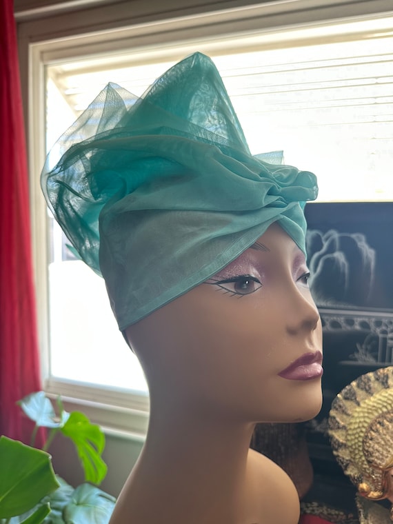 Vintage 60's - 70's Bonwit Teller Turban - Curler 