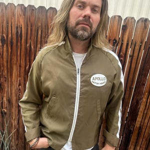 Vintage 70er Jahre Windbreaker Jacke - Apollo Motor Homes Aufnäher