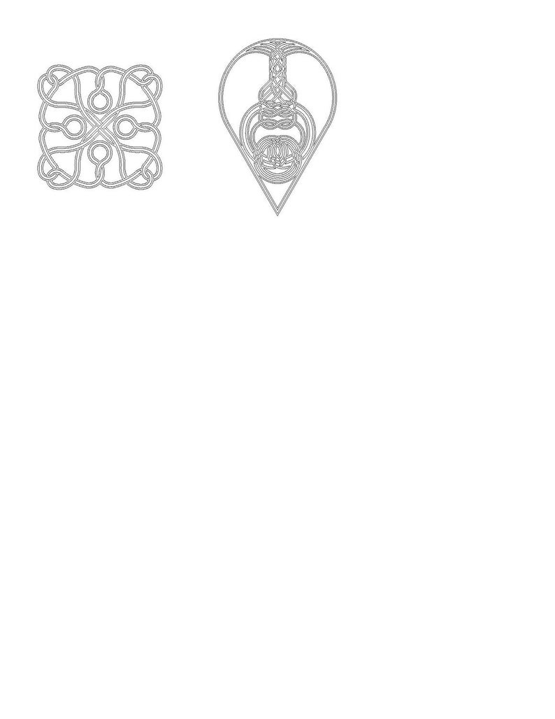 Celtic Knot Coloring Book 1, PDF image 3