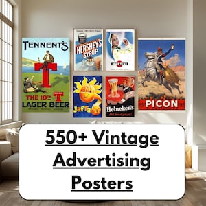 550+ Vintage Werbeposter