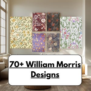 70+ William Morris Designs – High-Resolution 600 DPI Digital Pattern Collection