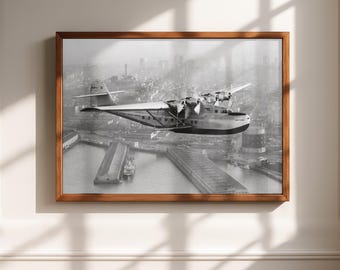 Photo numérique de l'aviation de San Francisco, 1936 (China Clipper Print)