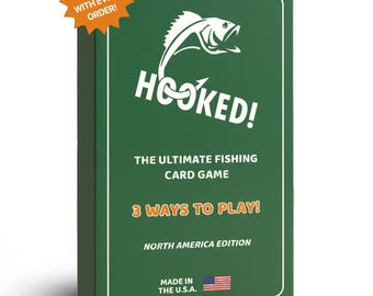 HOOKED! Fishing Card Game: Ultimate Family Angler Gift!