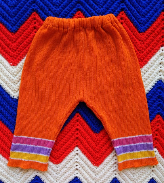 TODDLER/BABY SIZE - Adorable Vintage 60s 70s Oran… - image 6