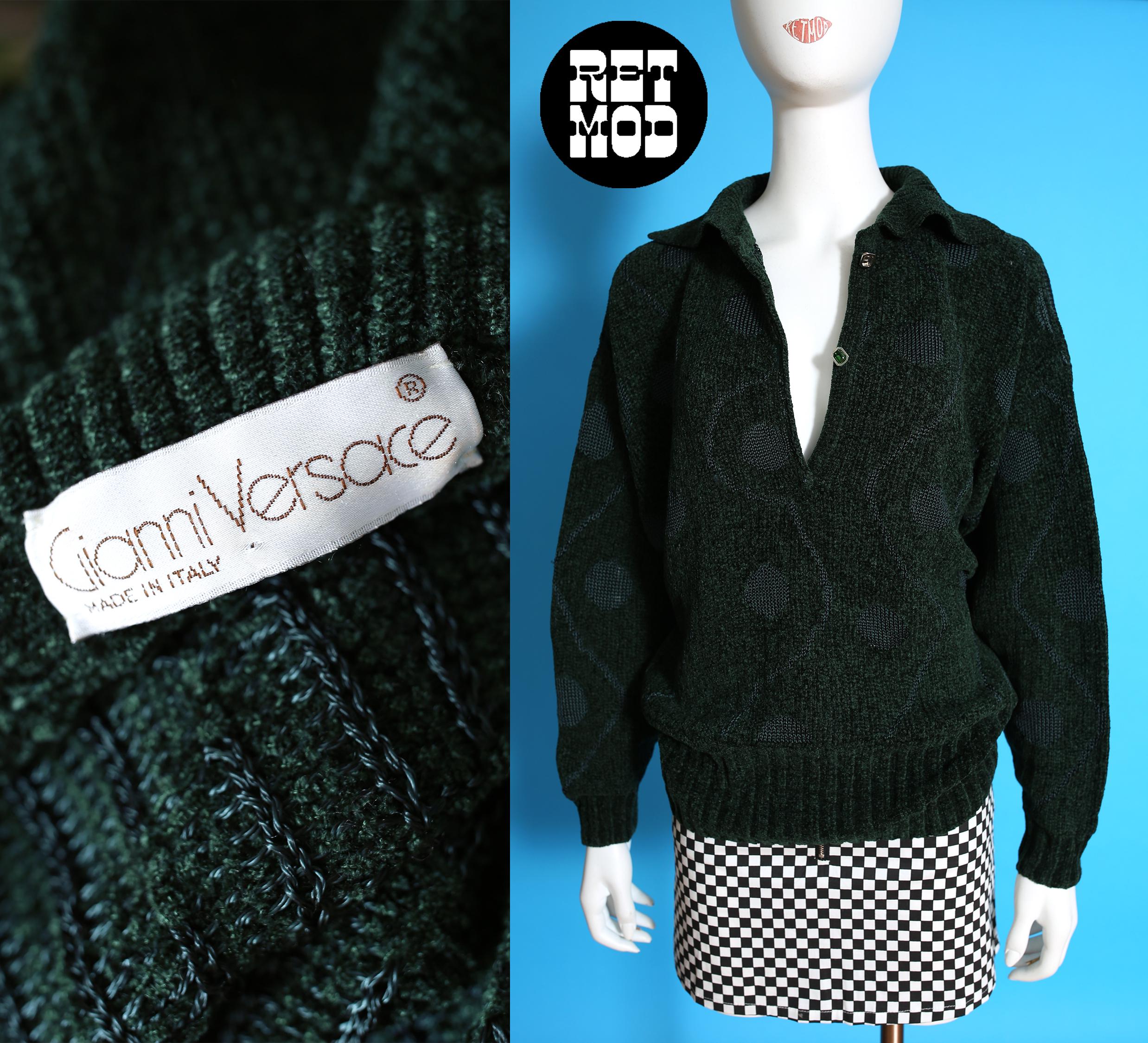 1980s Versace Sweater - Etsy
