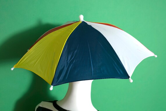 Ridiculous Vintage 80s 90s Umbrella Hat (2) - image 4