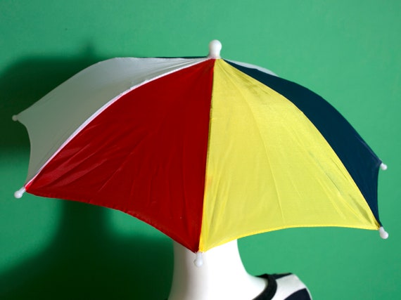 Ridiculous Vintage 80s 90s Umbrella Hat (2) - image 3