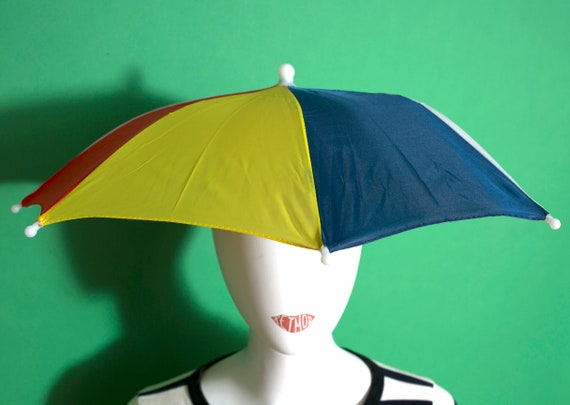 Ridiculous Vintage 80s 90s Umbrella Hat (2) - image 7