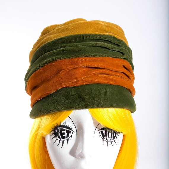 Unique Vintage 50s 60s Olive Green, Mustard Yellow, & Rust  display picture 1