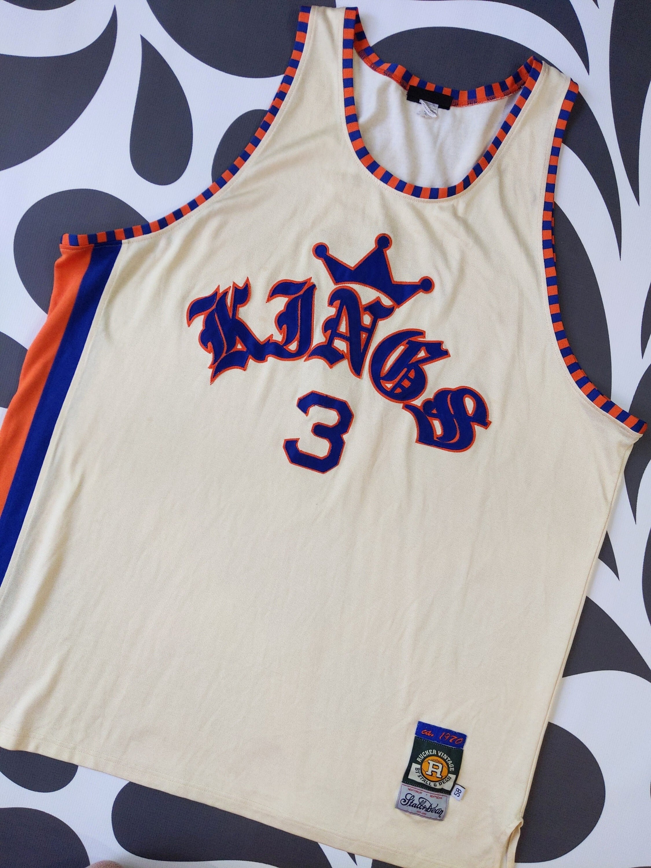 Stall&Dean ビンテージバスケットボールゲームシャツ Vintage Stall & Dean Kings Basketball Sports Jersey - Etsy 日本