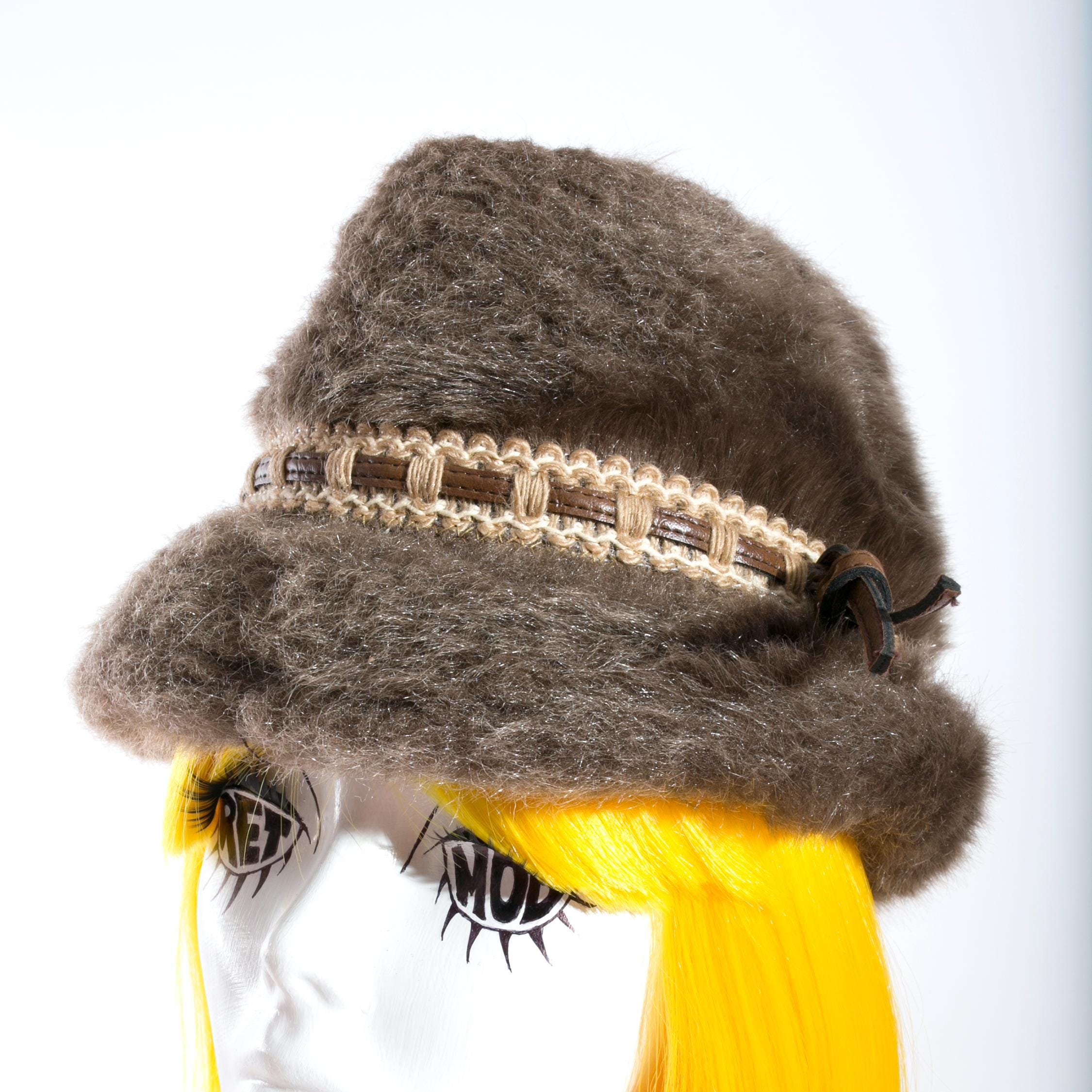 70s Faux Fur Hat - Etsy