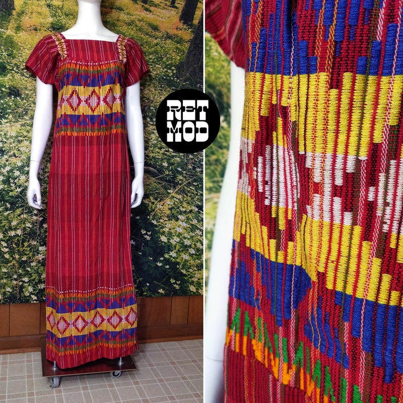 Handmade Guatemalan Dress in Azul main image 1