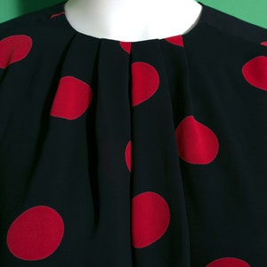 Fabulous Vintage 80s 90s Black Red Polkadot by Starlo image 5