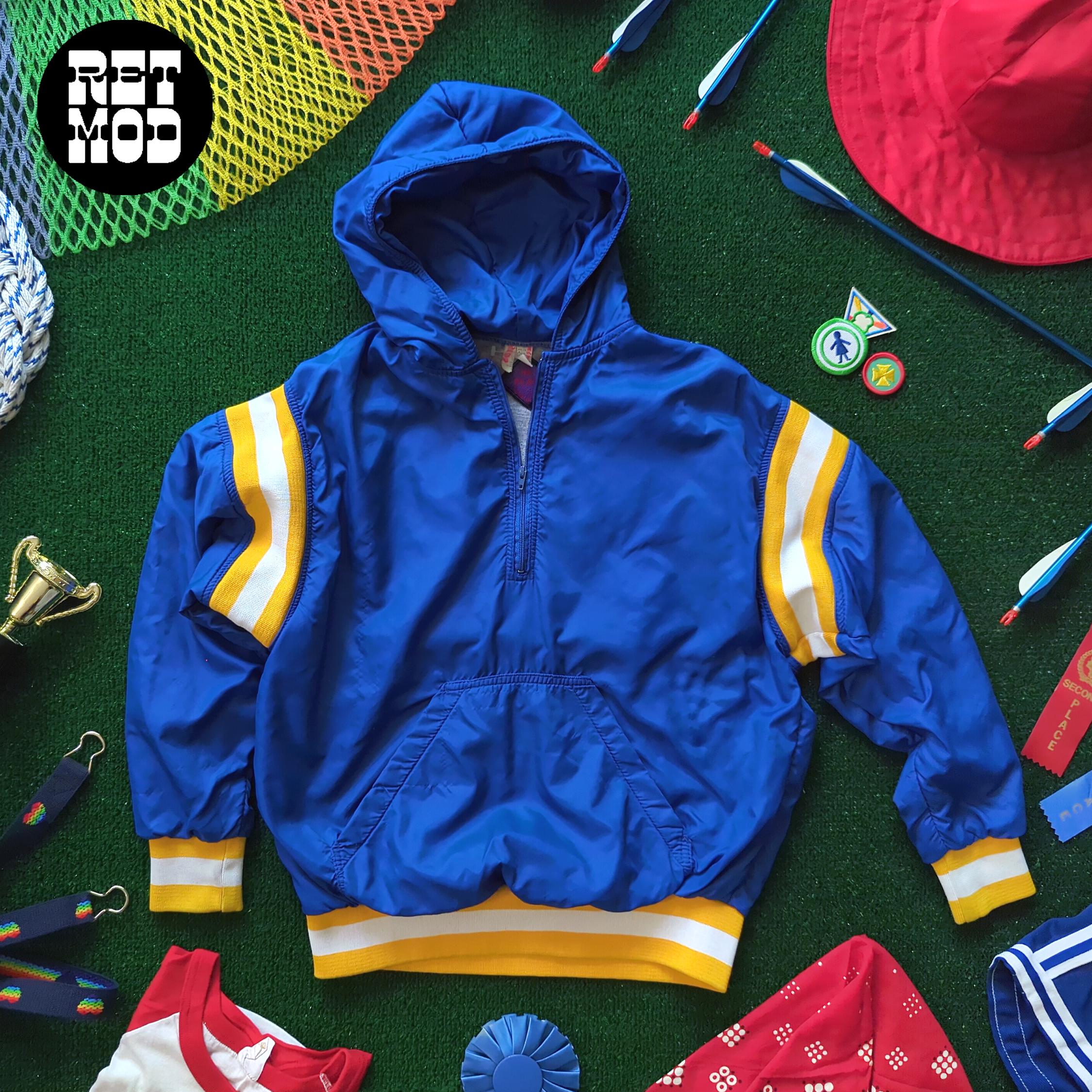 80's Striped Track Jacket - Etsy