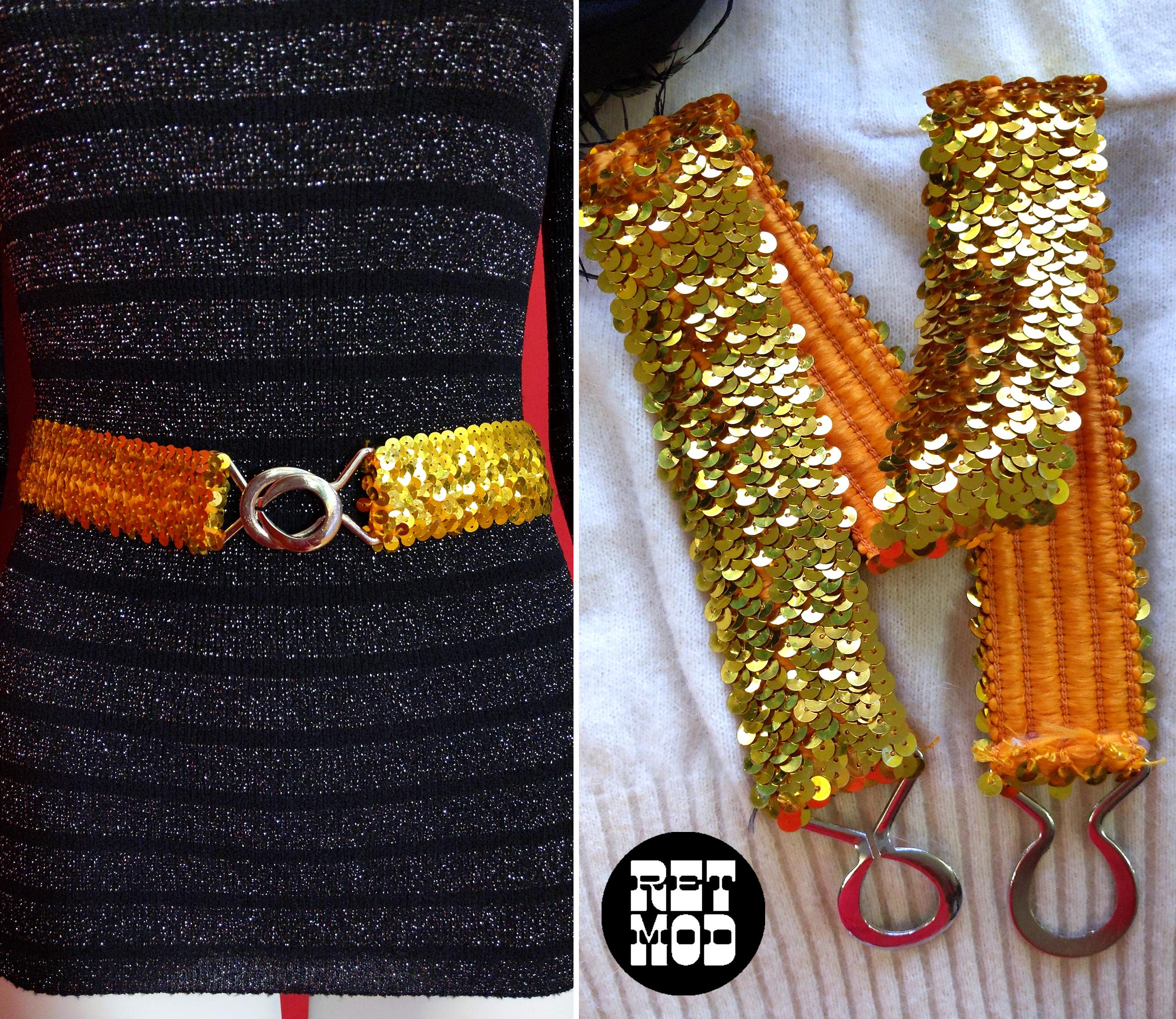 Sequin Vintage Belt - Etsy display picture 2