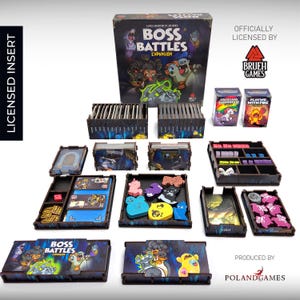 Insert Keep the Heroes Out!: Boss Battles + The Sparkling Guardian + Playing with Fire expansions UV Print