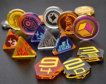 Custom Acrylic Token Set for ARCS