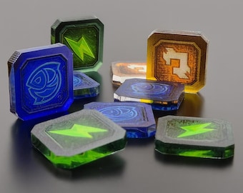 Custom Acrylic Token Set for SETI