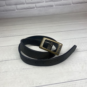 Diesel vintage y2k USA american drill leather belt