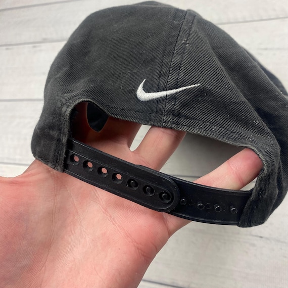 Nike Big Logo Just Do It Swoosh Vintage Red Label Cap Hat 90's - Etsy