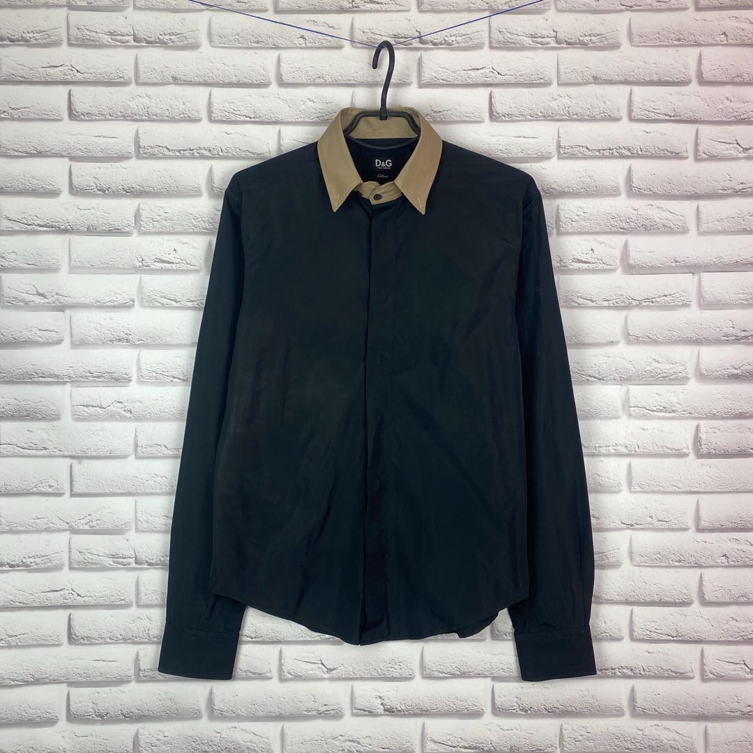 Dolce Gabbana Luxury Bottom Ups Longsleeve Shirt - Etsy