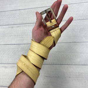 Armani vintage leather belt
