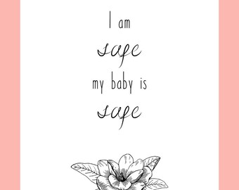 Set of 13 Printable {Frameable} Birth Affirmations