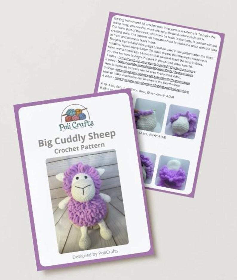 crochet sheep pattern, amigurumi sheep pattern, curly sheep crochet pattern, plush lamb crochet pattern, crochet animal pattern, stuffed sheep crochet, lamb amigurumi tutorial, instant download crochet pattern, beginner friendly crochet pattern, crochet pattern PDF, crochet toy pattern, cute sheep crochet, easy amigurumi pattern, plush yarn sheep pattern, loop yarn sheep pattern, soft toy crochet pattern, handmade gift idea, nursery decor crochet, DIY sheep crochet tutorial