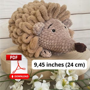 Wzór Mały Pluszowy Jeż Amigurumi – Wzór Szydełkowy – Wzór Alize Puffy – Uroczy Samouczek DIY na Zabawkę Zwierzęcą Leśną - Amigurumi Jeż