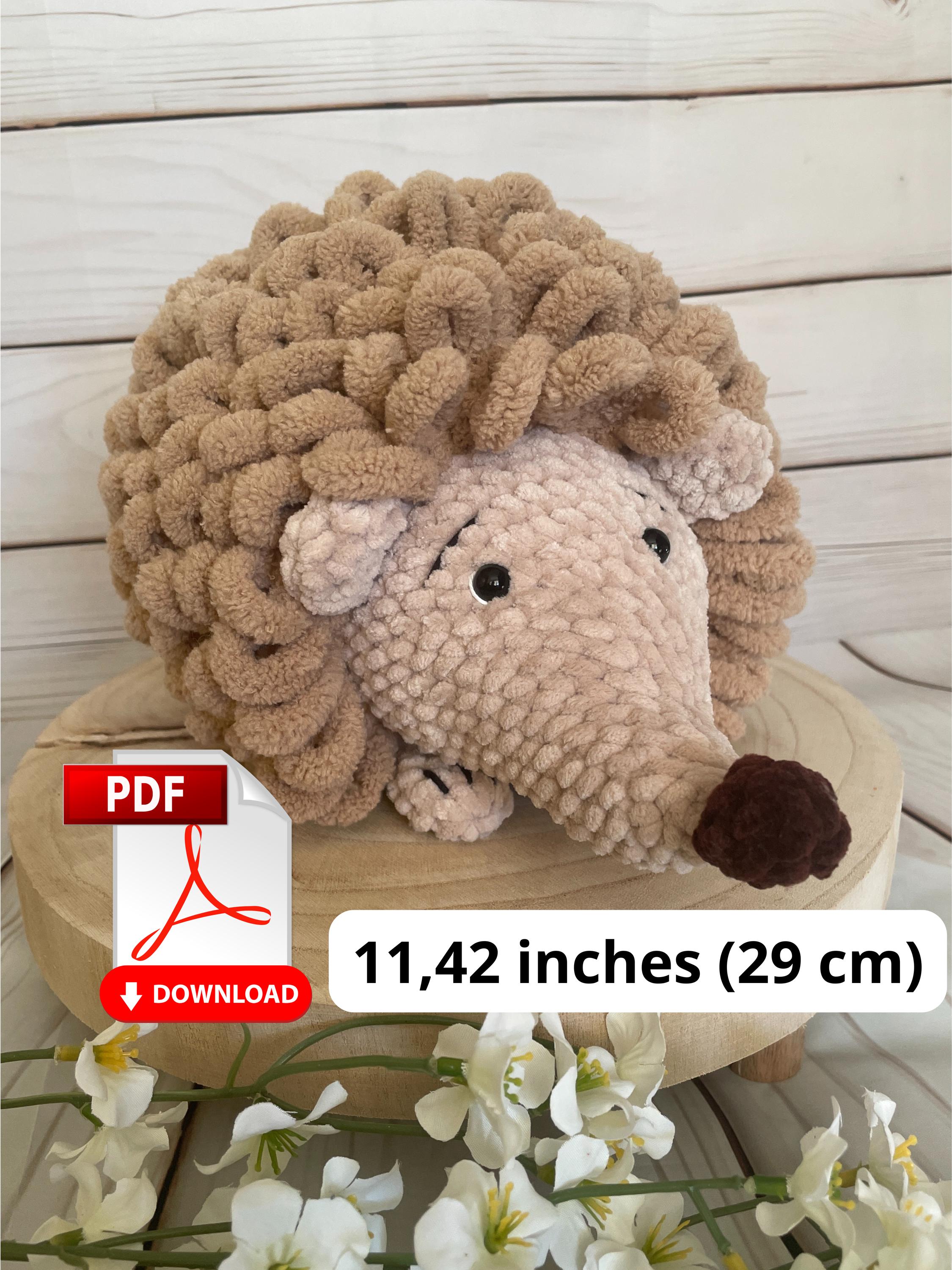 35 Hedgehog Crochet Patterns for Cute Woodland Amigurumi Gifts 5 Pattern Medium Plush Hedgehog Amigurumi