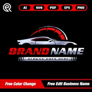 Auto Performance Logo | Racing logo | Speed Car Logo | Speed Shop logo - Customizable logo | Instant Download