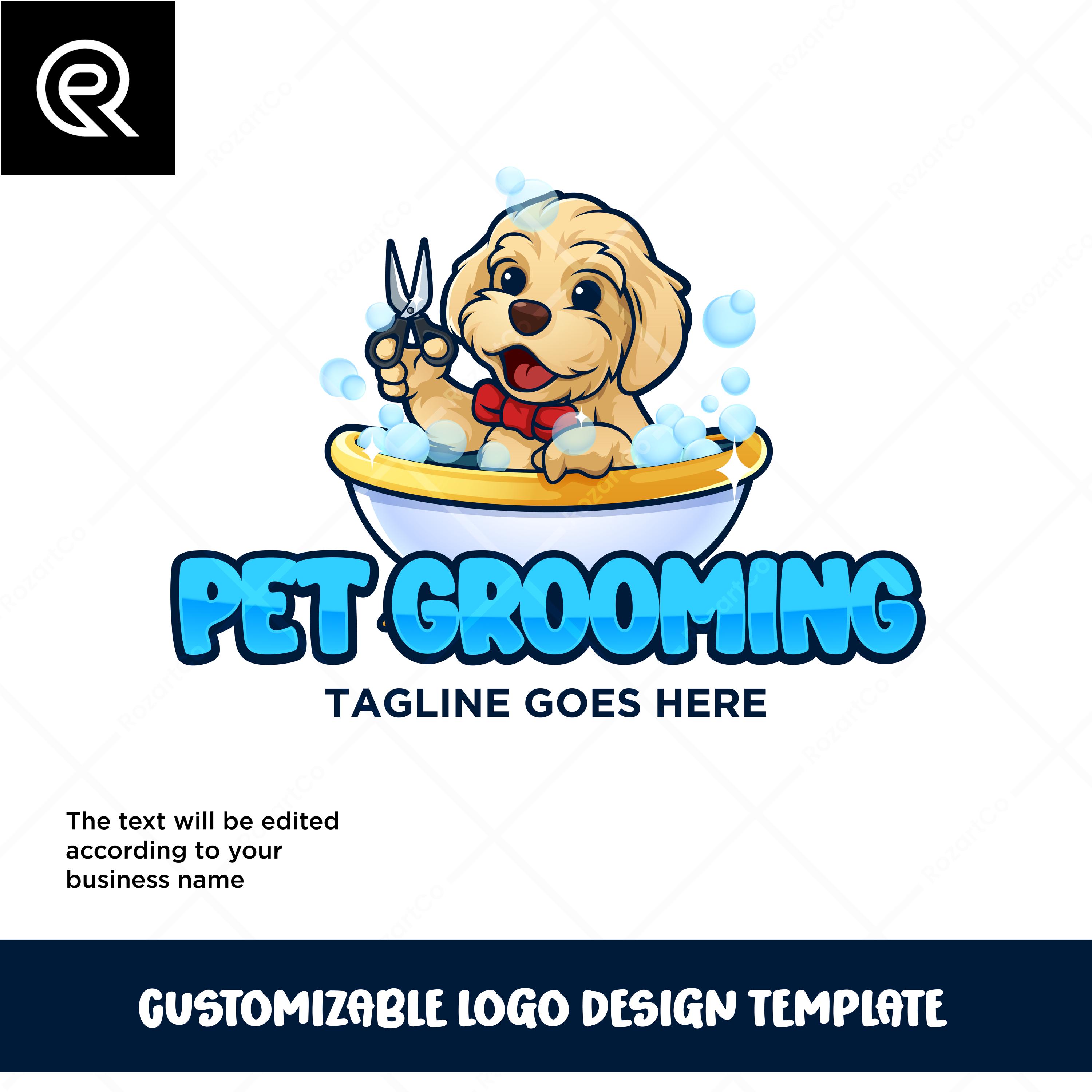 Pet Grooming Logo