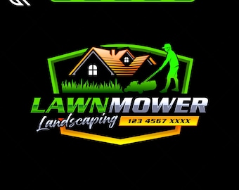 Custom Lawn Care Logo Design: Landscaping & Yard Service