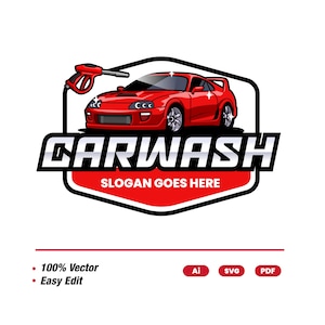 Car Detailing Logo - Custom Auto Detailing - Custom Car Wash, Professional Branding & Unique Signage for Your Business