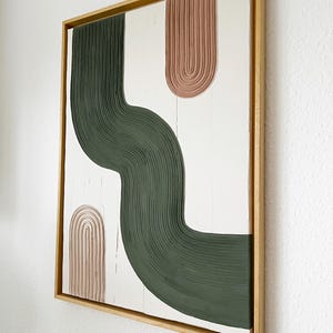 Structured image | Acrylic painting on canvas | Living room wall picture | Wall decoration | Abstract art canvas | Plaster wall art | Beige decoration
