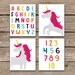 Printable Unicorn Wall Art Girl Room Unicorns Theme Decor - Etsy