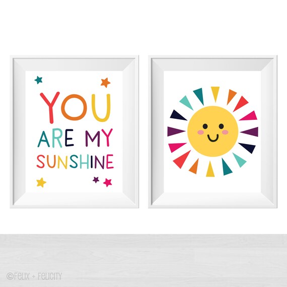 pics Printable Rainbow Quotes For Kids printable baby nursery wall art you