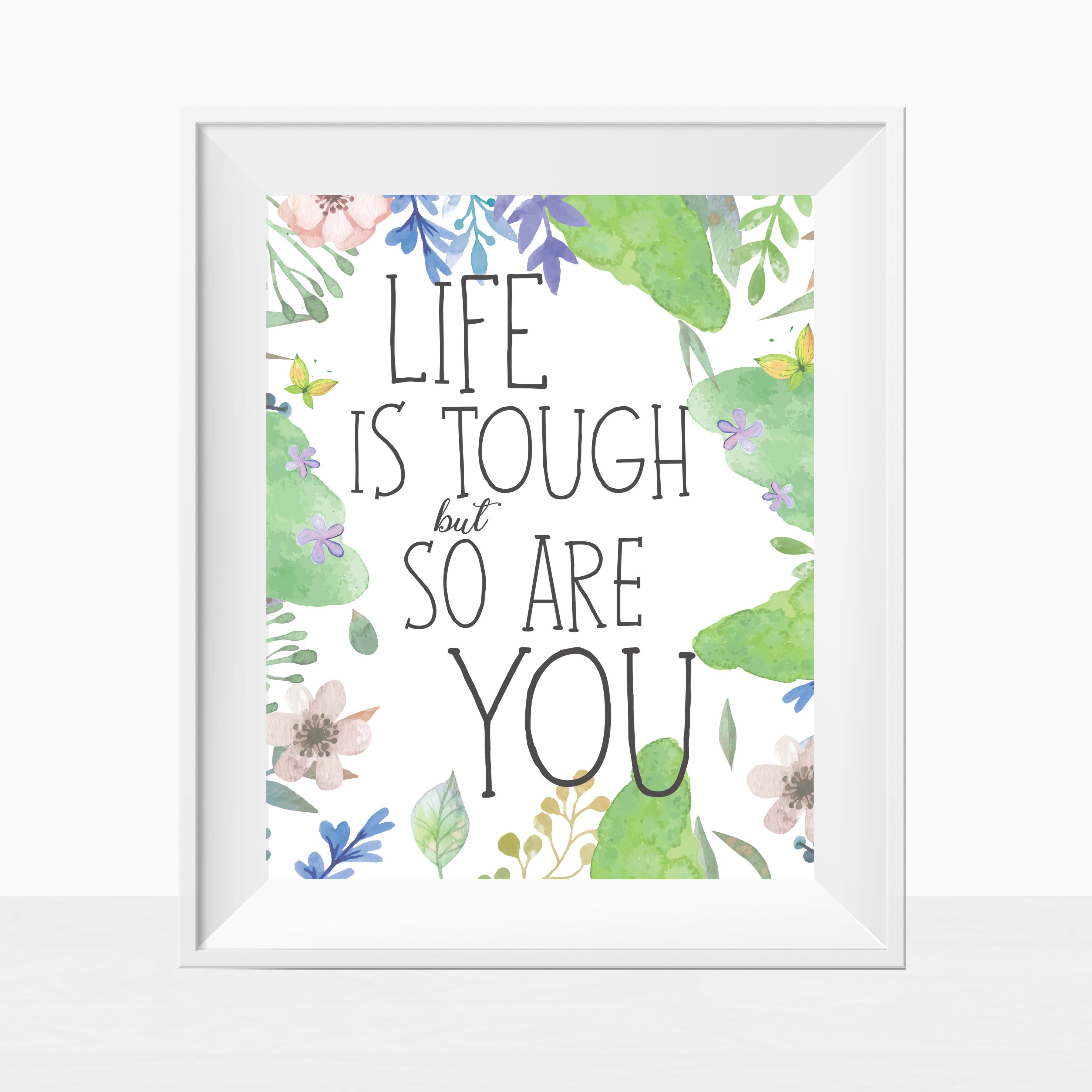 printable quote wall art inspirational print gift gallery etsy