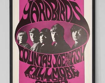 Original 1975 Jeff Beck Advert/poster, Rare Vintage Poster 