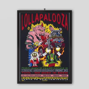 ロラパルーザ　ポスター　vintage 90s ロラパルーザ ポスター vintage 90s ロラパルーザポスターvintage 90s