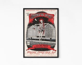 1968 Grateful Dead Santana Winterland New Years Eve Original