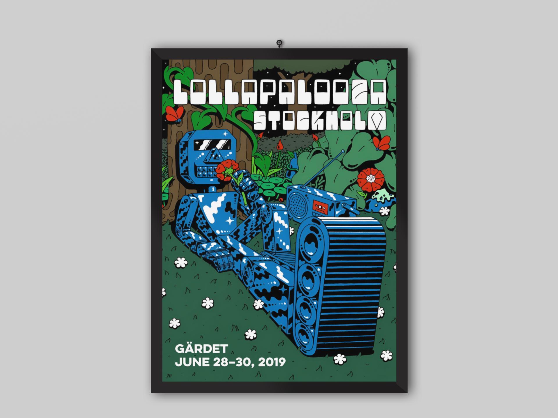 Lollapalooza Vintage Festival Posters - Etsy