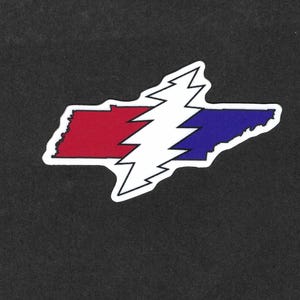 Tennessee Steal Your State Sticker- Grateful Dead Steal Your Face themed sticker