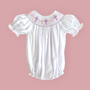 White Cross and Bow Bubble