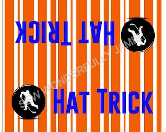 Hat Trick Bag Hockey Birthday Party Treat Topper Bags Islanders New York