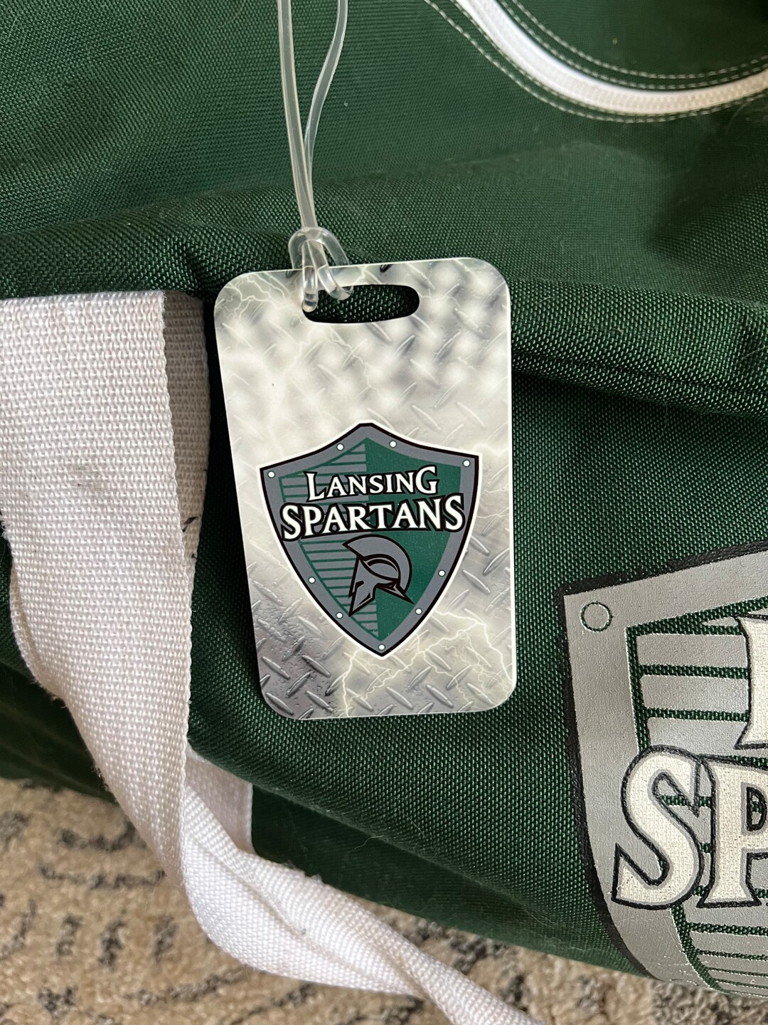 Custom Bag Tag Sport Bag Aluminum Luggage Tag Personalized Match Your