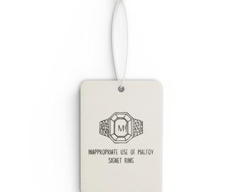 Deodorante per auto Malfoy Signet Ring - Dramione Fanfiction Inspired